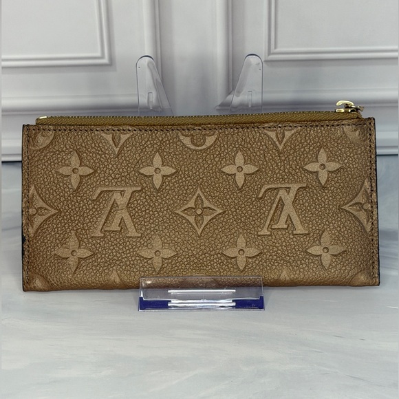 Louis Vuitton Empreinte Brown Leather Zip Pouch - Picture 3 of 10